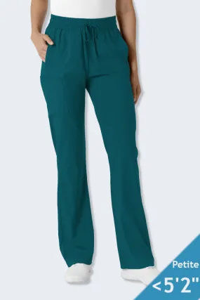 5251P LaserClinics WonderWink Boundless Women's Petite Bootcut Scrub Pant Caribbean