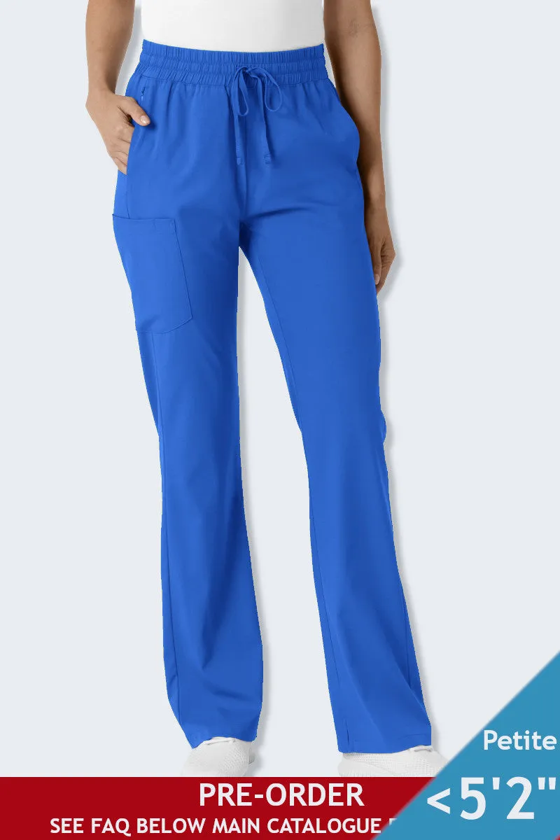 5251P LaserClinics WonderWink Boundless Women's Petite Bootcut Scrub Pant Royal