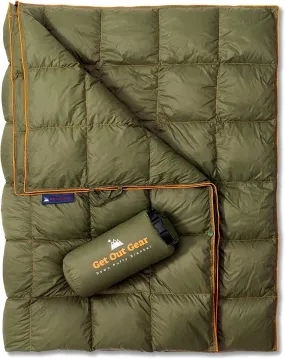 650 Phil Power Get Out Gear Down Camping Blanket-Outdoor Lightweight Packable