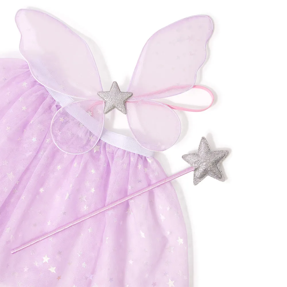 Accessorize London Girl's Pink Star Fairy Dress Up Set Of 3