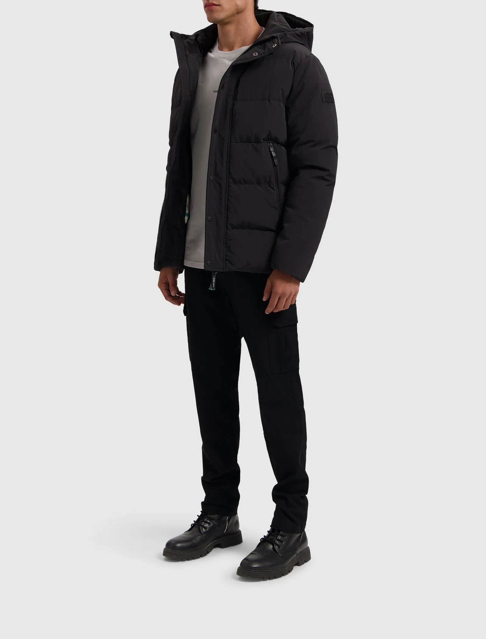 Activewear Hooded Jacket | Black