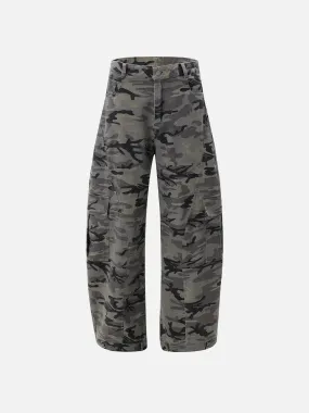 Aelfric Eden Camouflage Barrel Cargo Pants