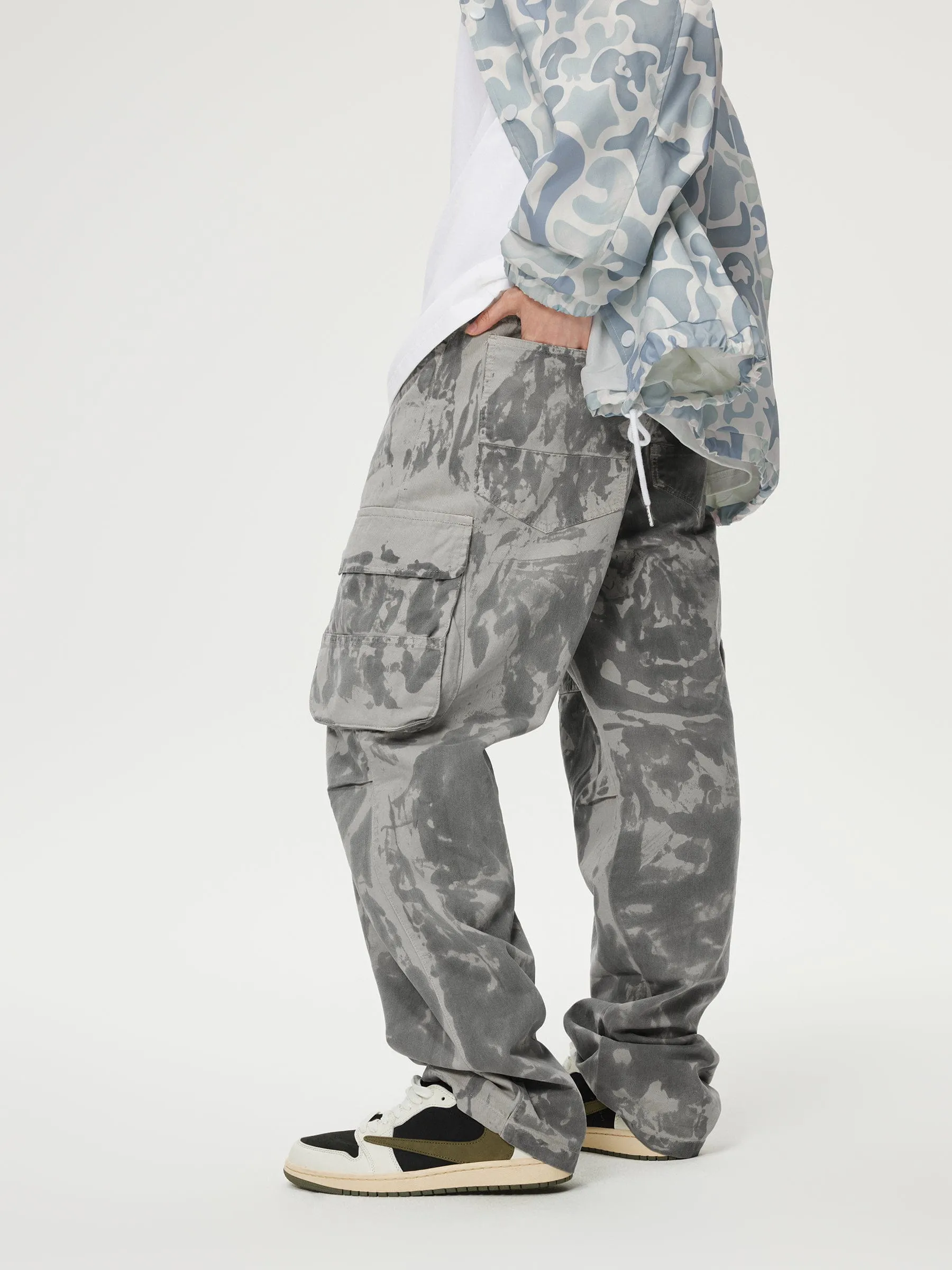 Aelfric Eden Graffiti Multi Pocket Cargo Pants