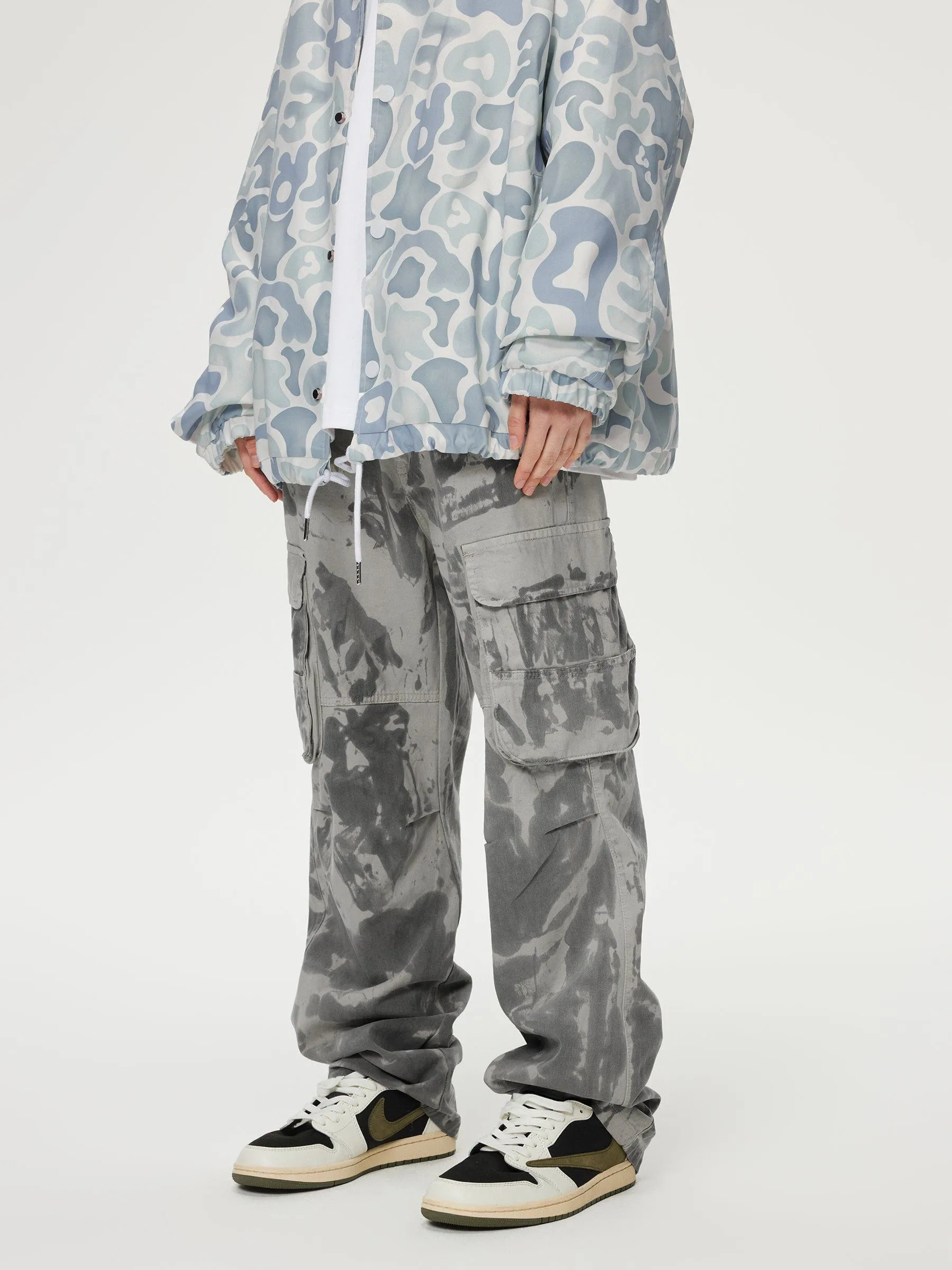 Aelfric Eden Graffiti Multi Pocket Cargo Pants