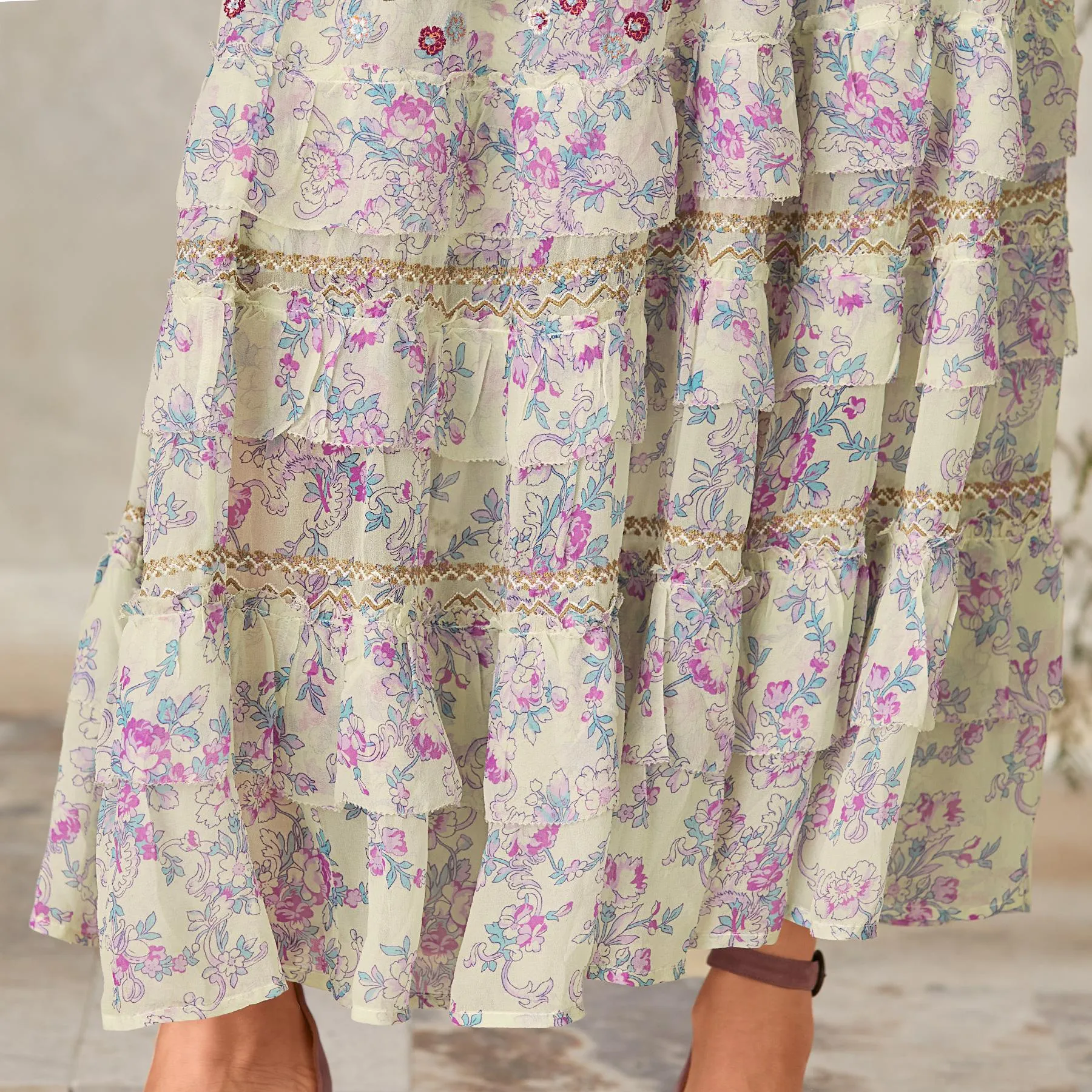 Aelis Floral Dress