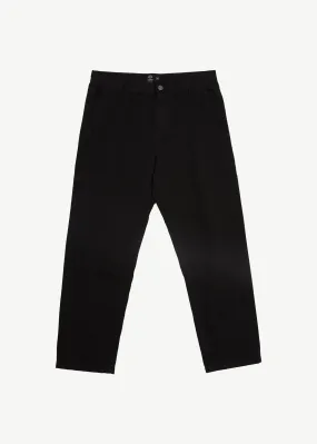 AFENDS Mens Ninety Twos - Recycled Chino Pant - Black