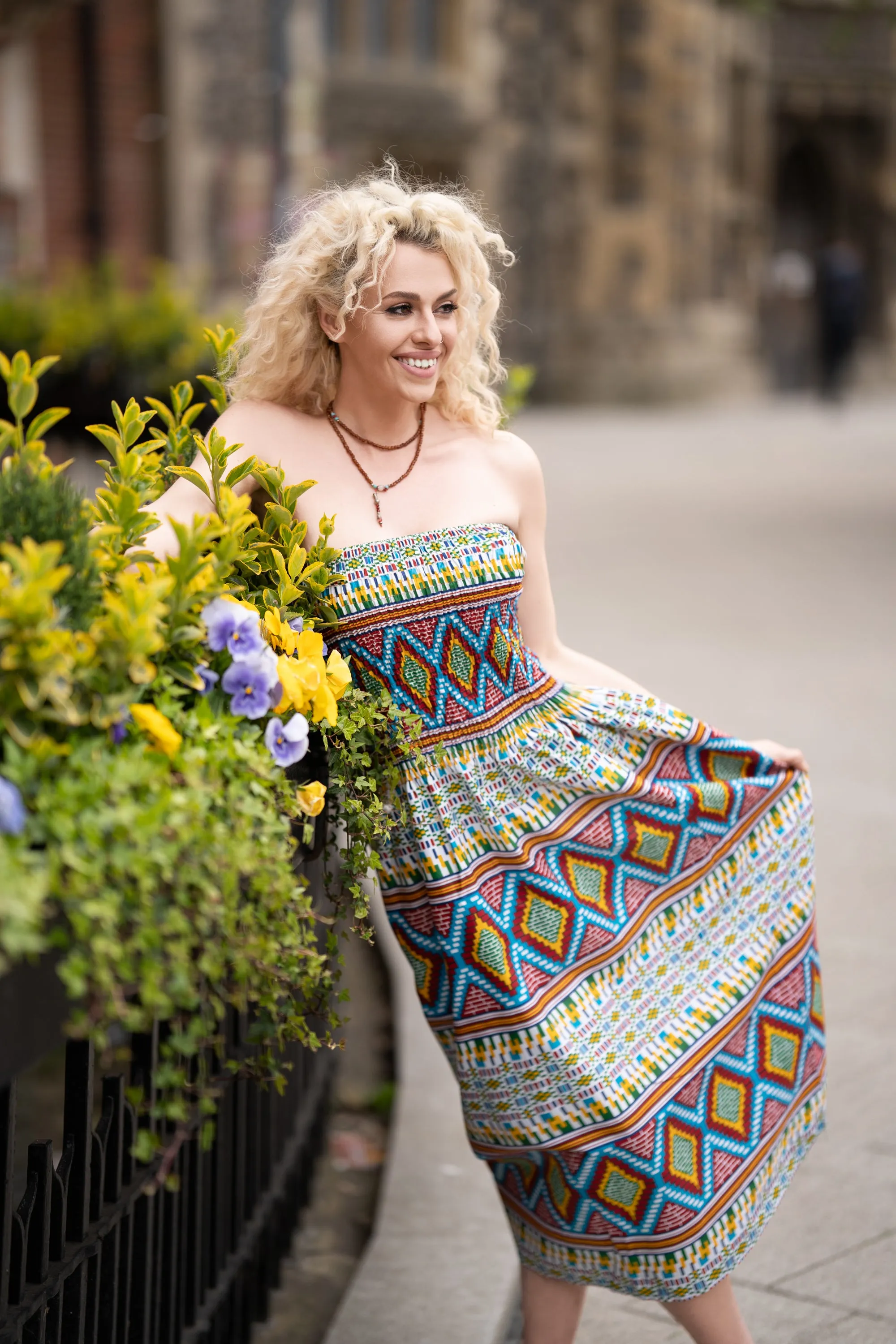 African Dress in Beautiful Kente