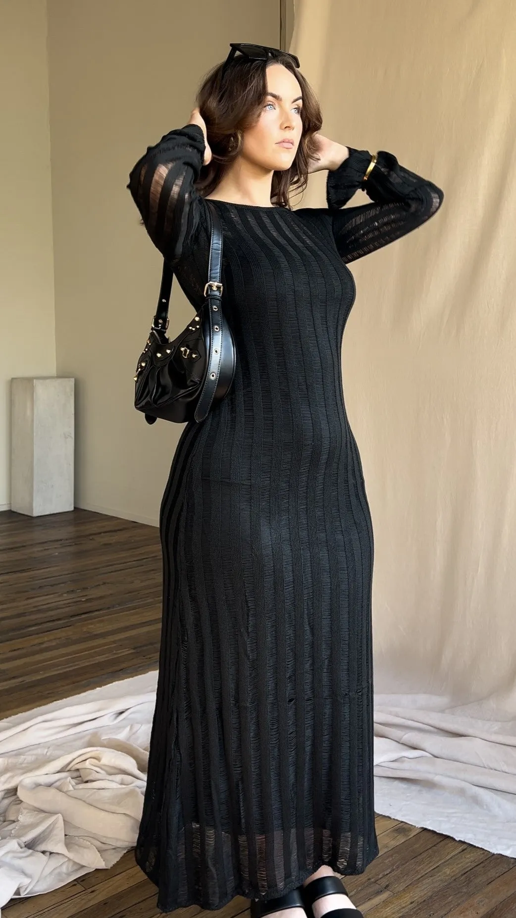 Allure Maxi Dress - Black