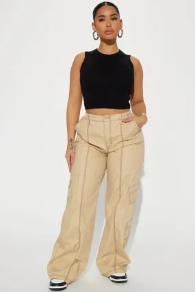 Always On Call Cargo Pants - Tan