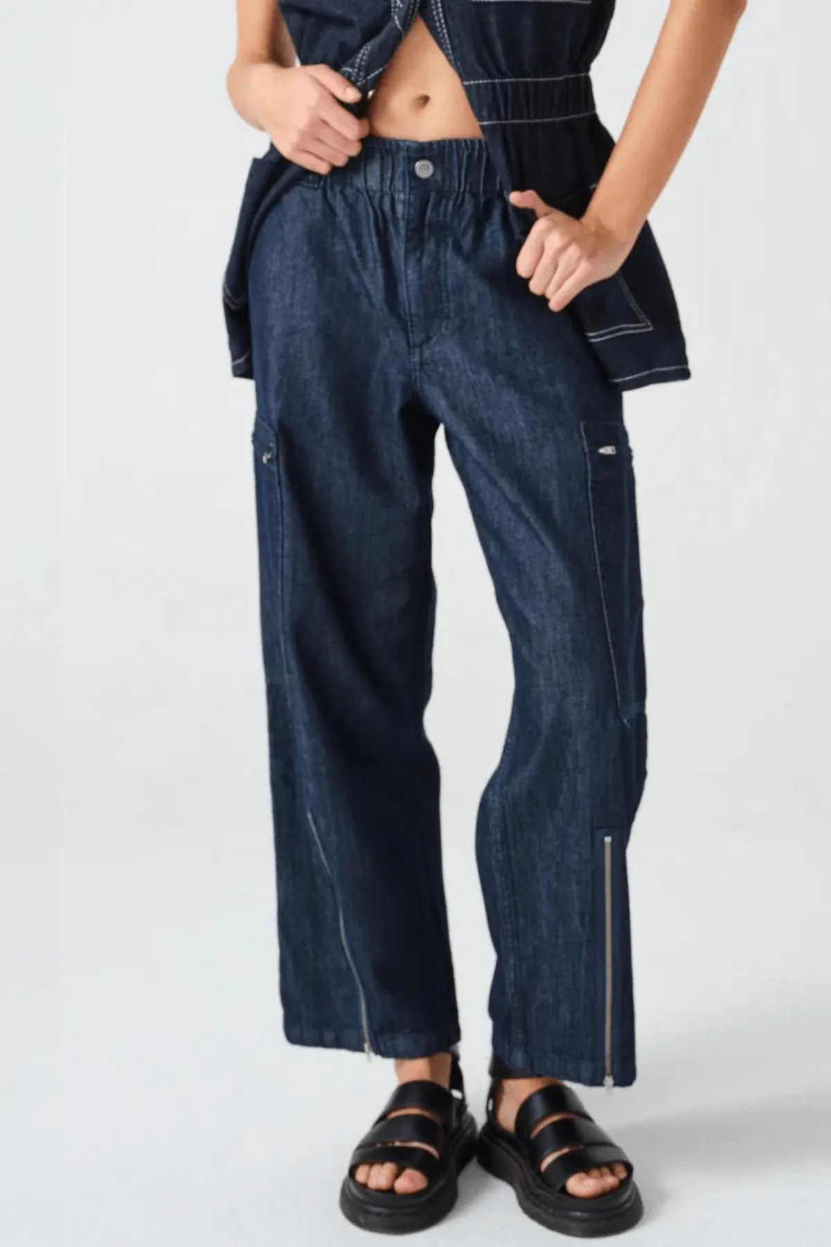 AMELIA PANT INDIGO RINSE