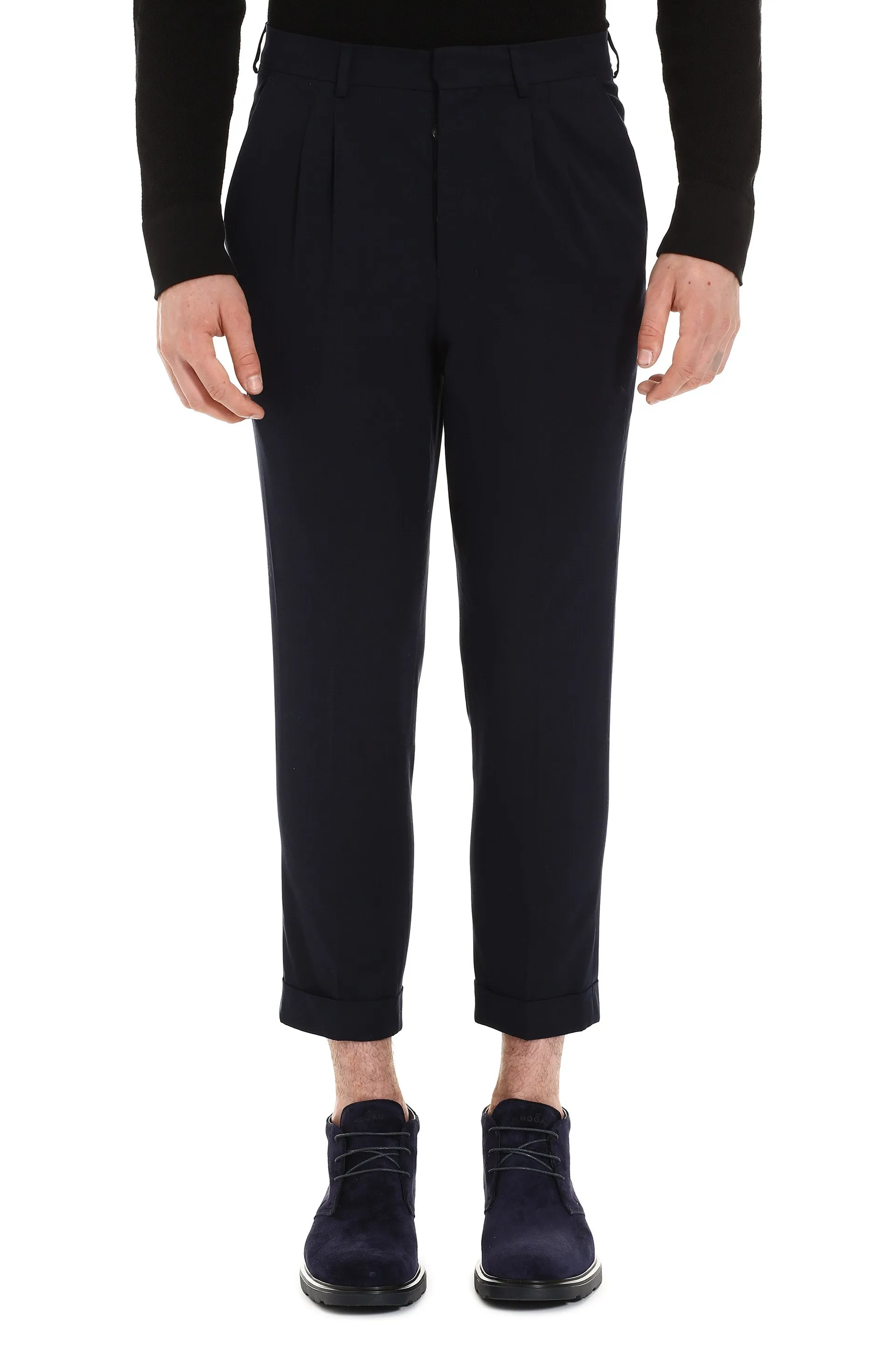 AMI Tapered Chino Trousers