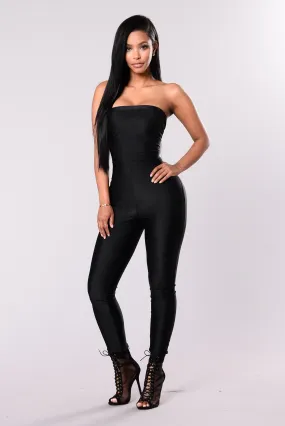 Antonella Tube Jumpsuit - Black