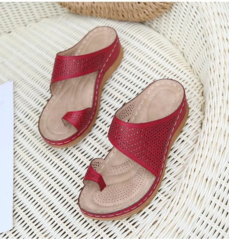 Arch Support Flip Flops Orthopedic Sandals for Women