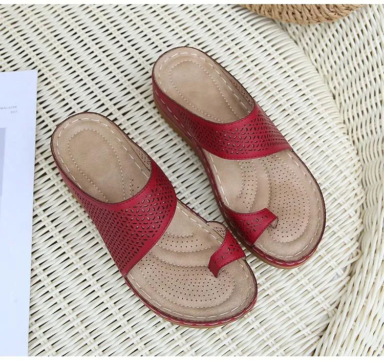 Arch Support Flip Flops Orthopedic Sandals for Women