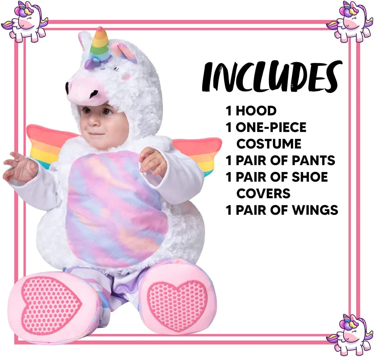 Baby Girl Cute Unicorn Costume