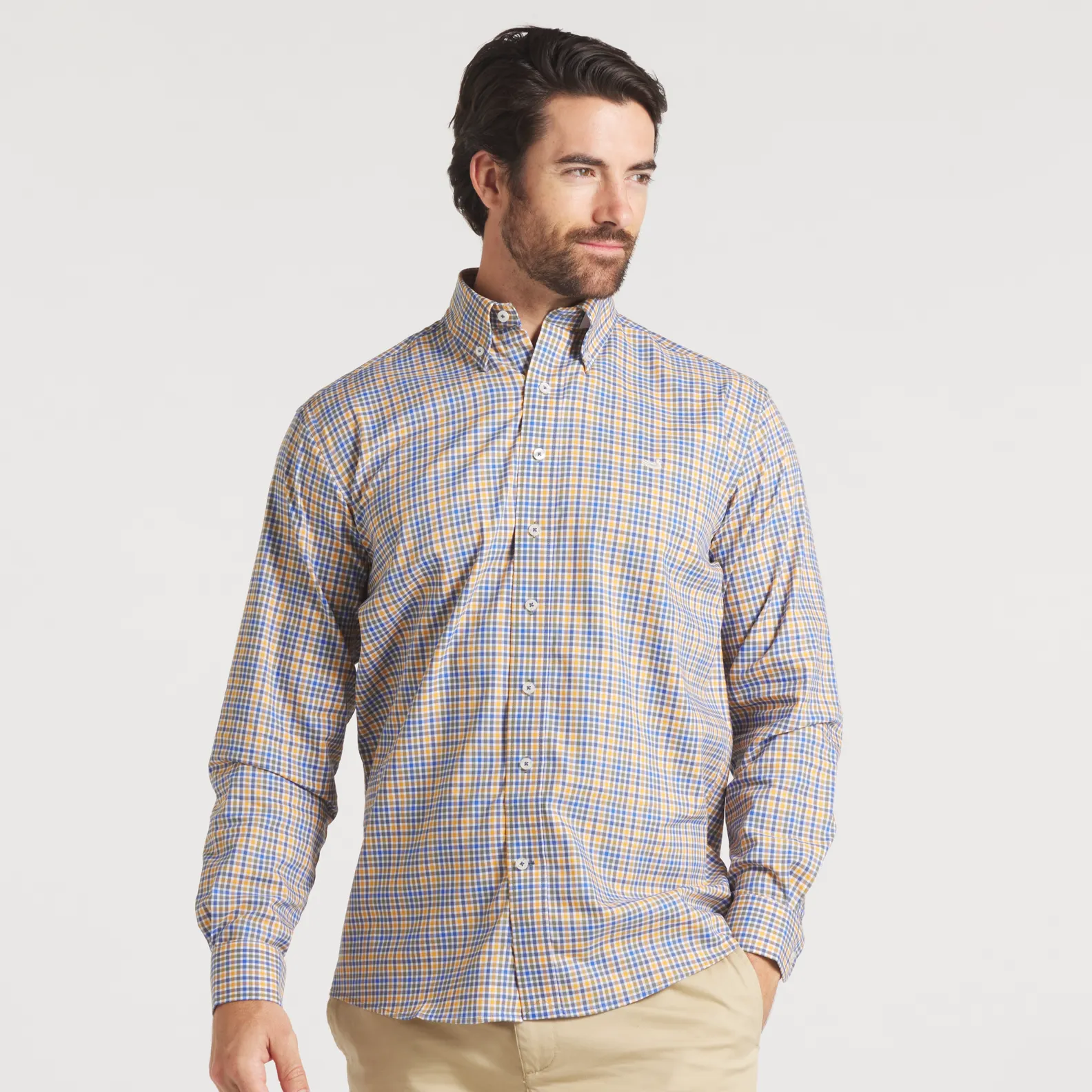 Baker Performance Gingham Dress Shirt