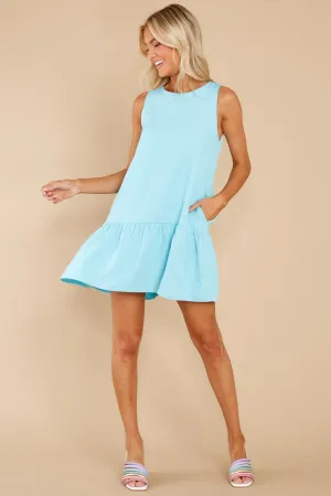 Beauty And Grace Aqua Blue Dress