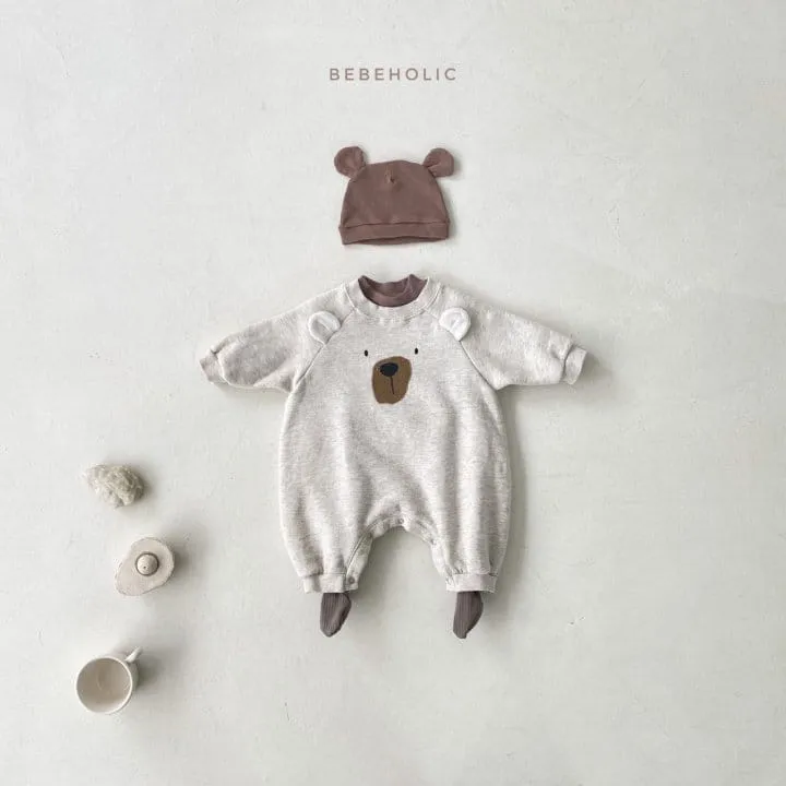 Bebe Bear Jumpsuit (Oatmeal)