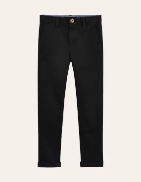 Black Casual Chino Pants