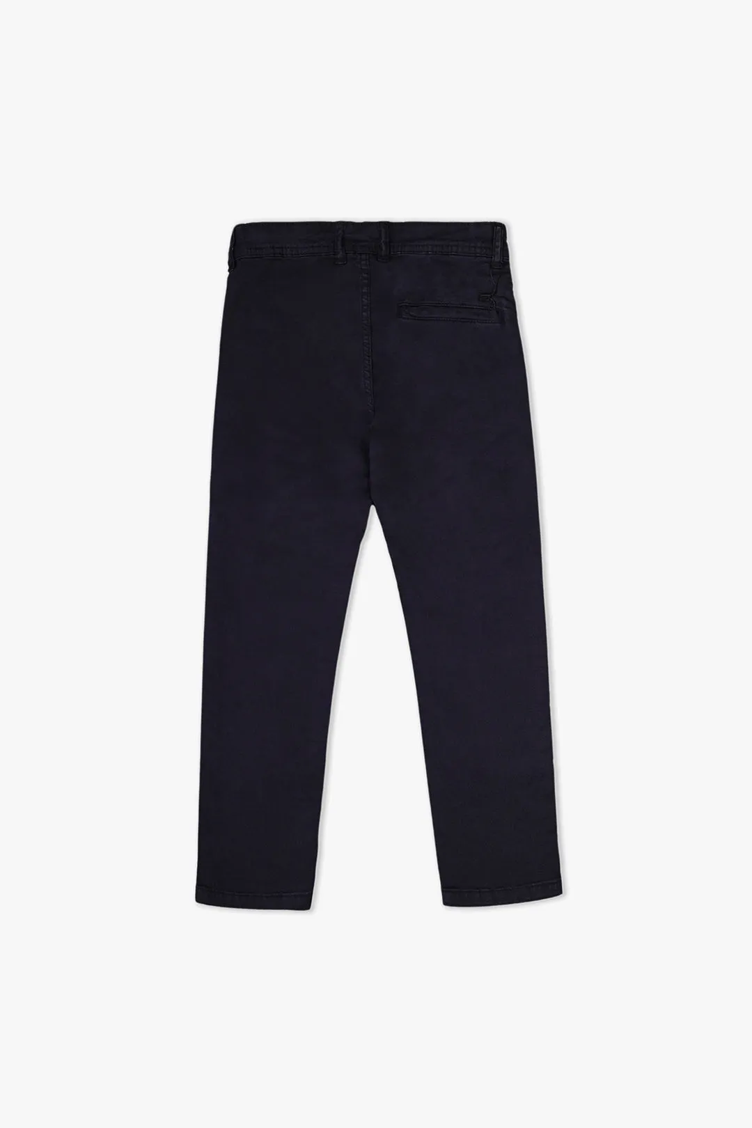 Black Regular Fit Cotton Pant For Boys