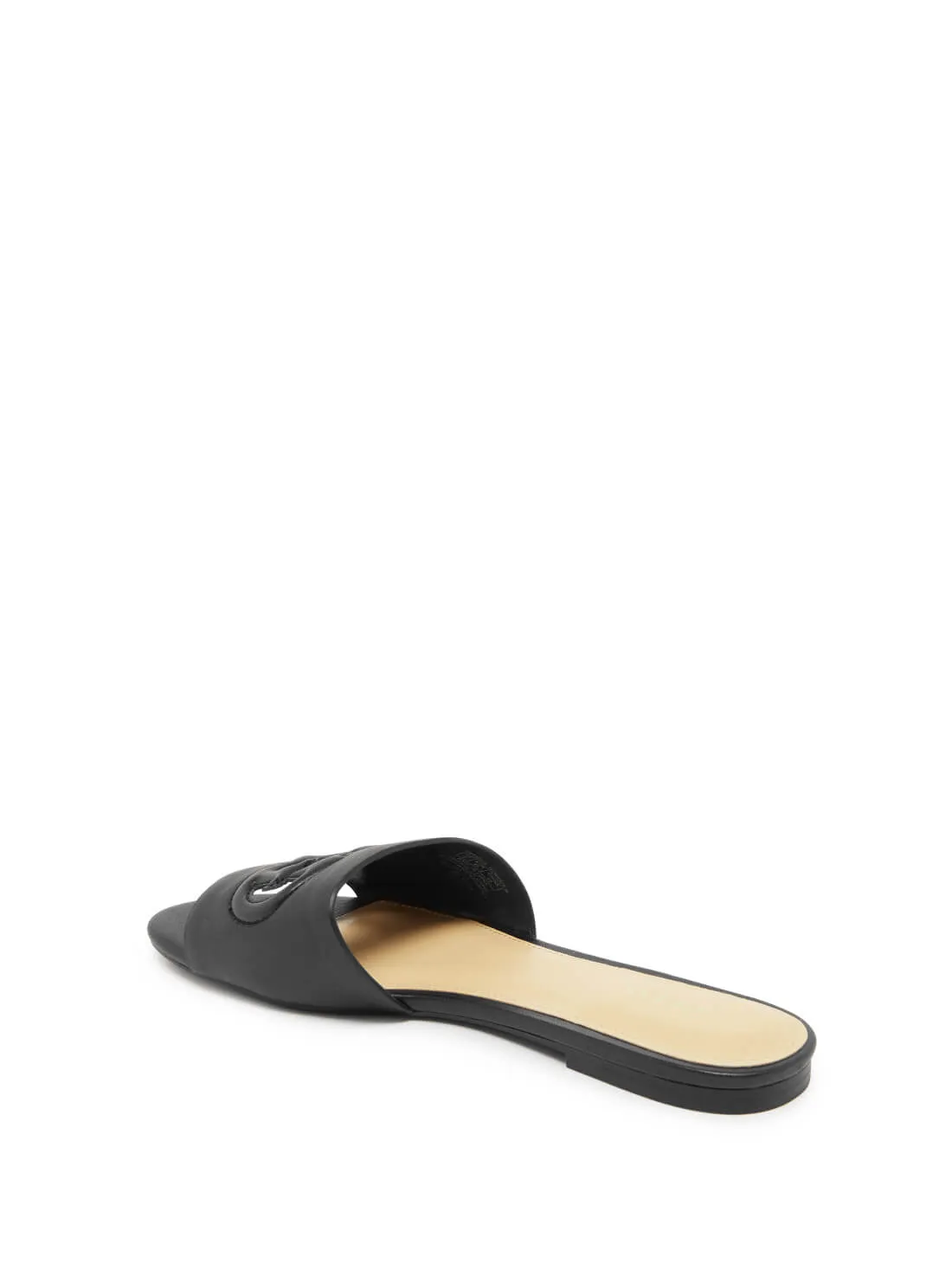 Black Tashia Cutout Logo Slides