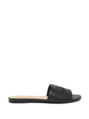 Black Tashia Cutout Logo Slides