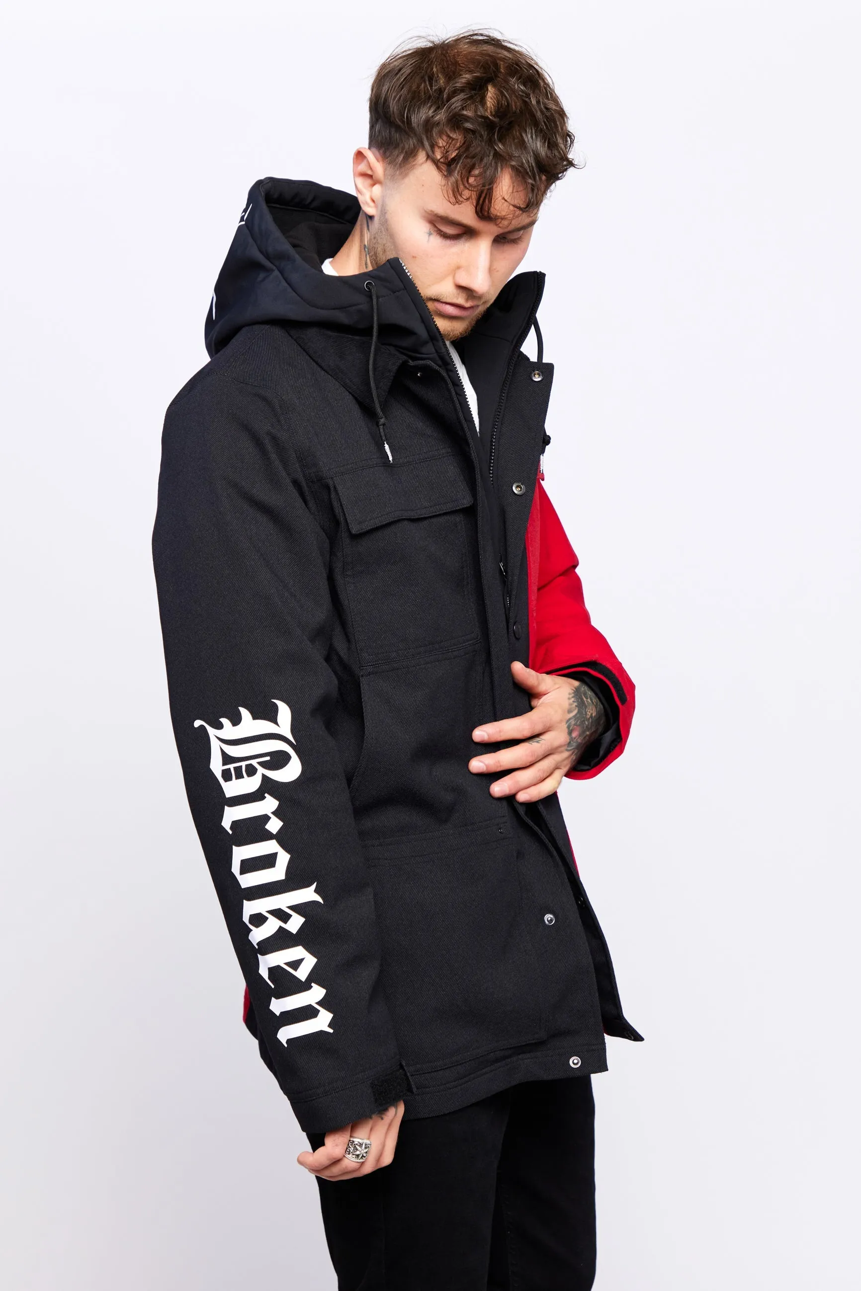 Bred Snow Jacket Black/Red