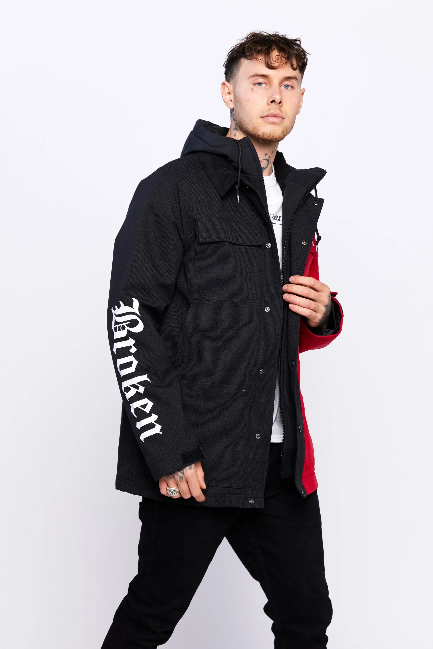 Bred Snow Jacket Black/Red