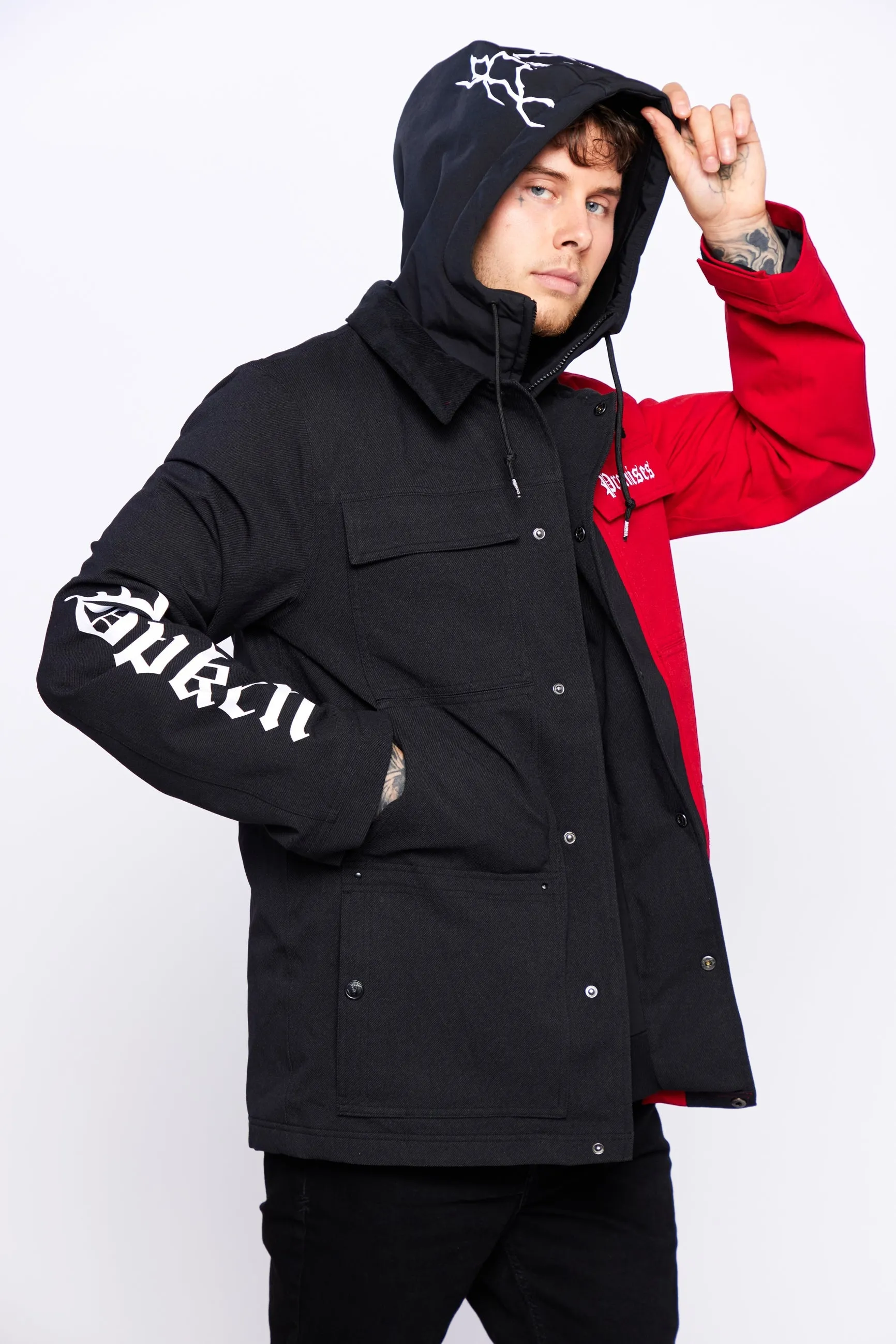 Bred Snow Jacket Black/Red