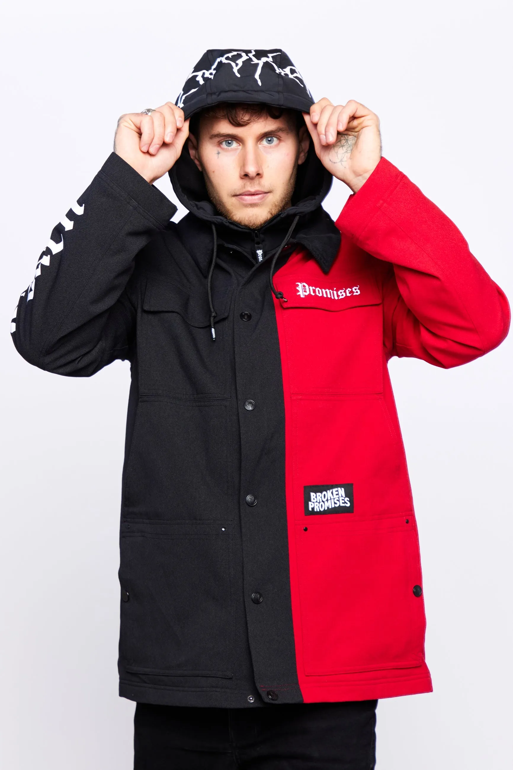 Bred Snow Jacket Black/Red