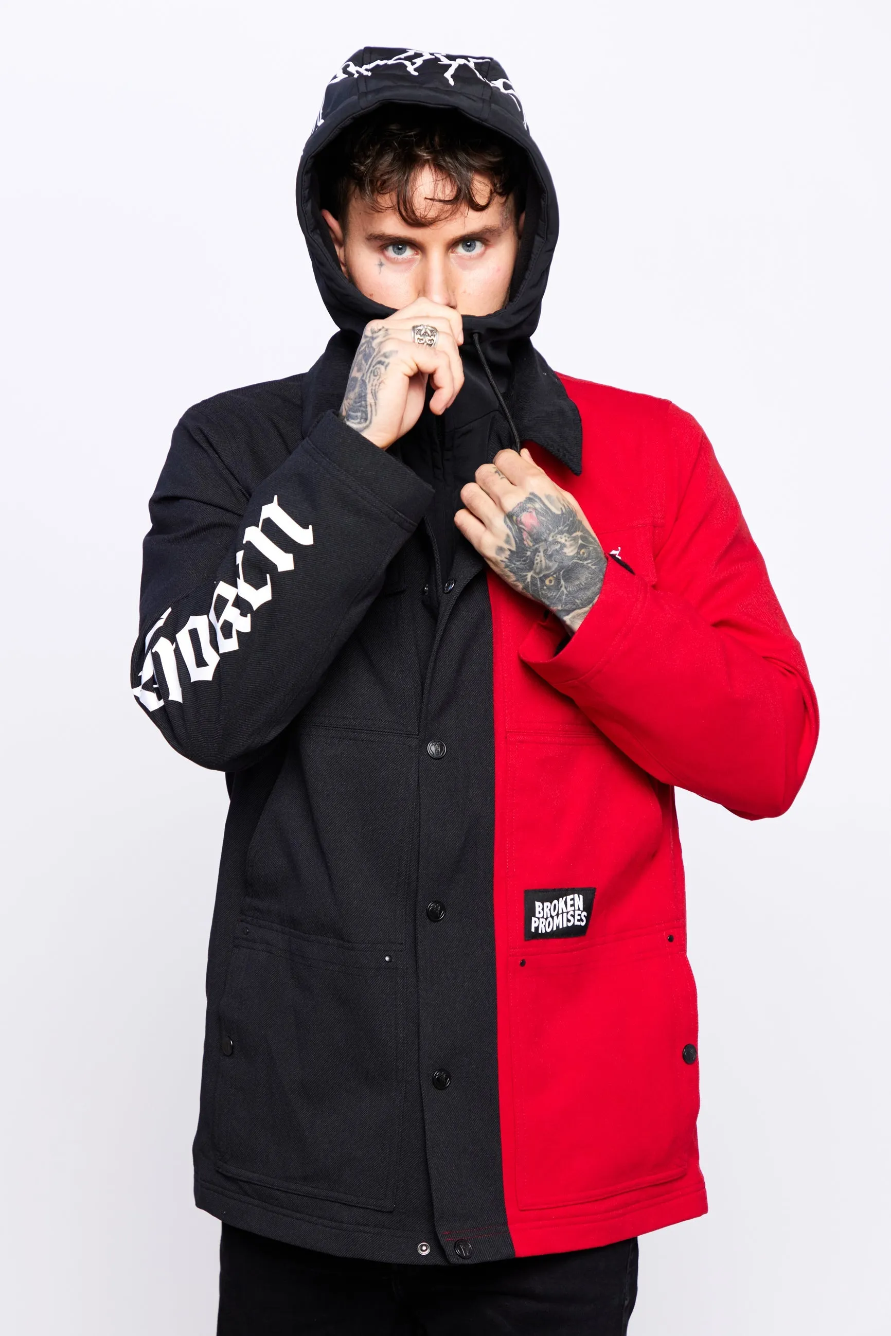 Bred Snow Jacket Black/Red