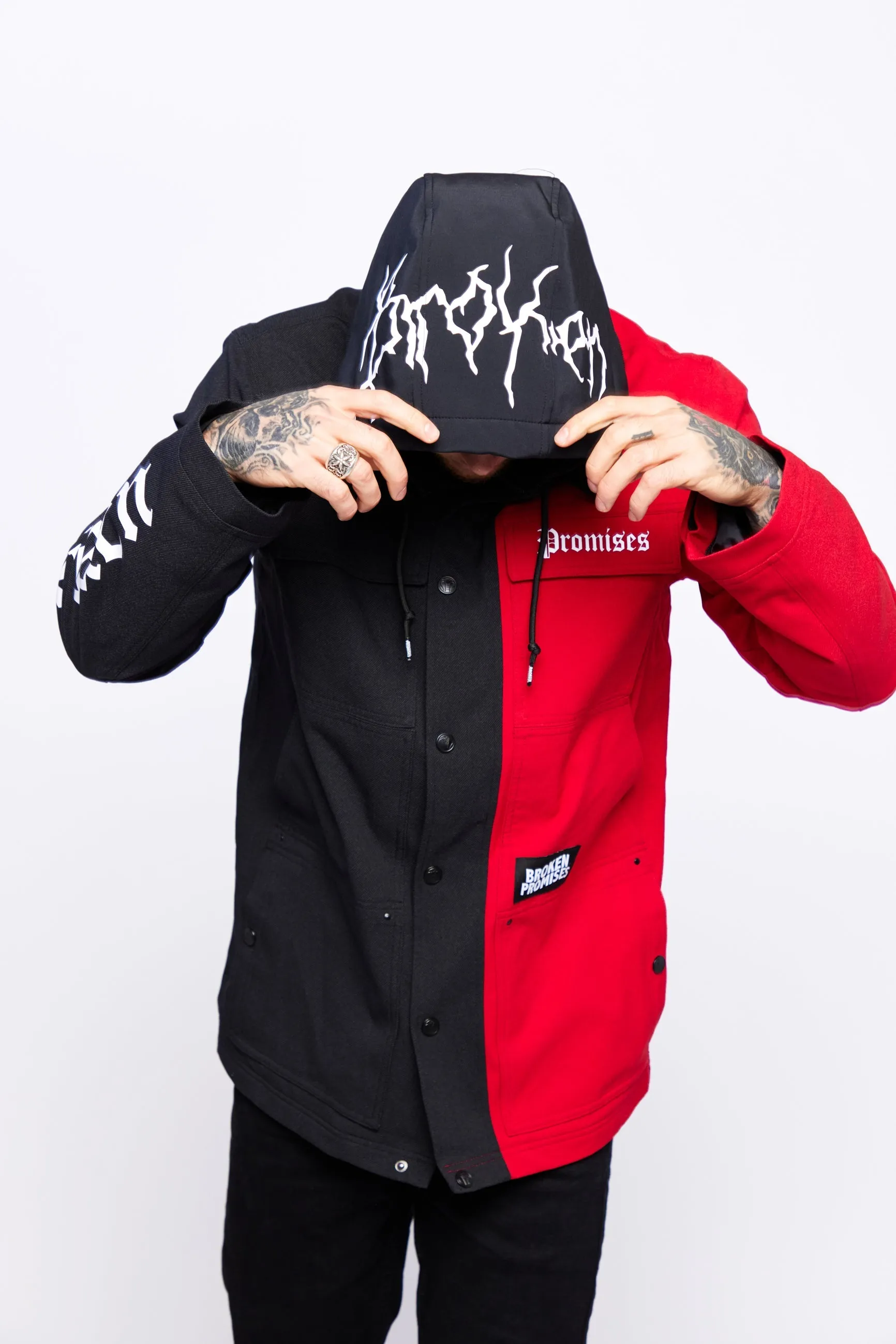 Bred Snow Jacket Black/Red