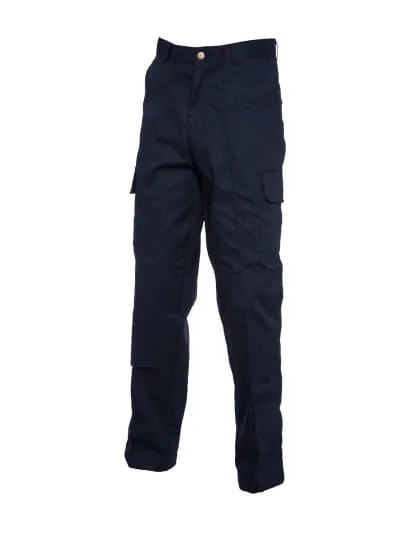 Budget Cargo Work Trouser Knee Pad Pockets sewn in crease -UC 904