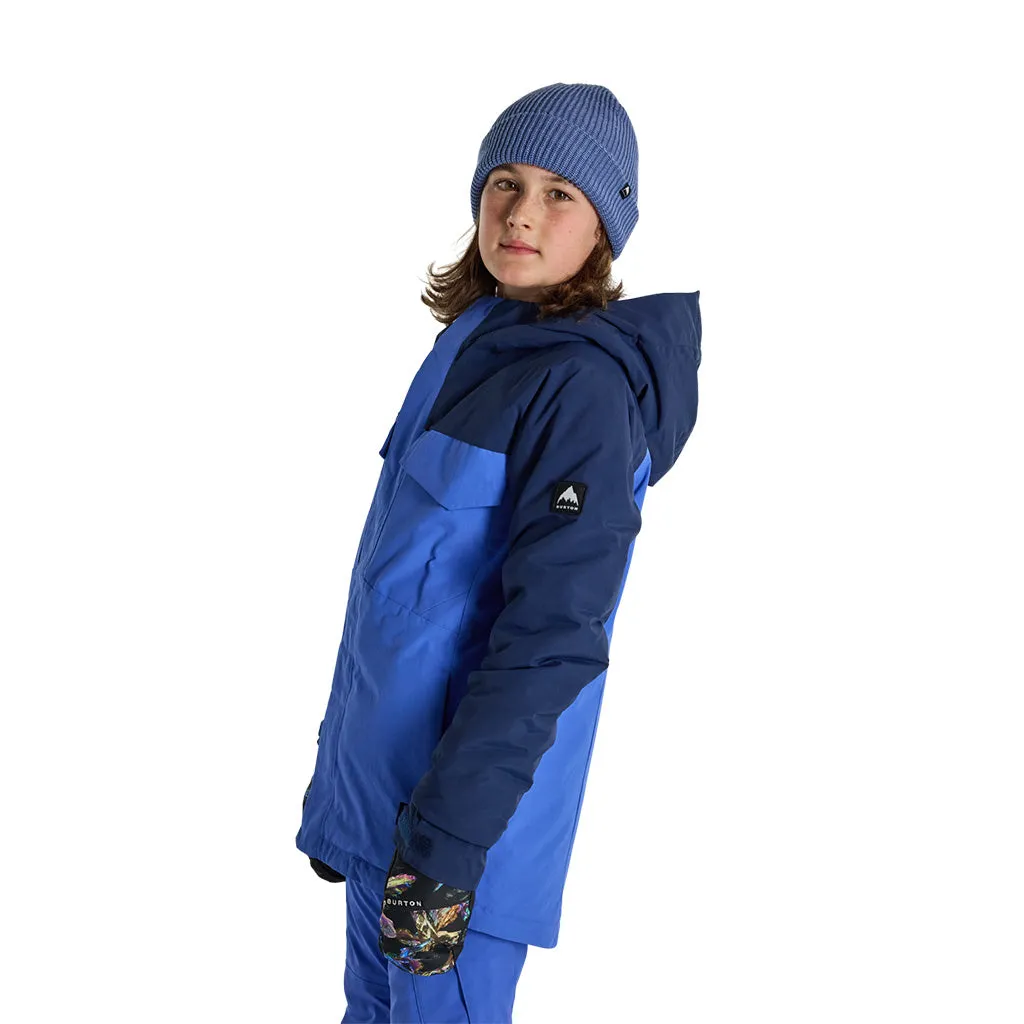 Burton 2024 Boys Covert 2.0 Jacket - Dress Blue/Amparo Blue