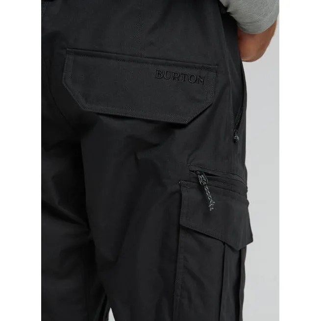 Burton Mens Tall Long Cargo Snowboard Pant-True Black