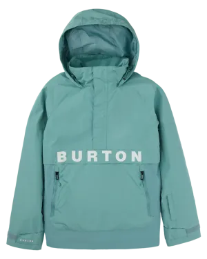 Burton Women's Frostner 2L Anorak Snow Jacket - Rock Lichen/Stout White