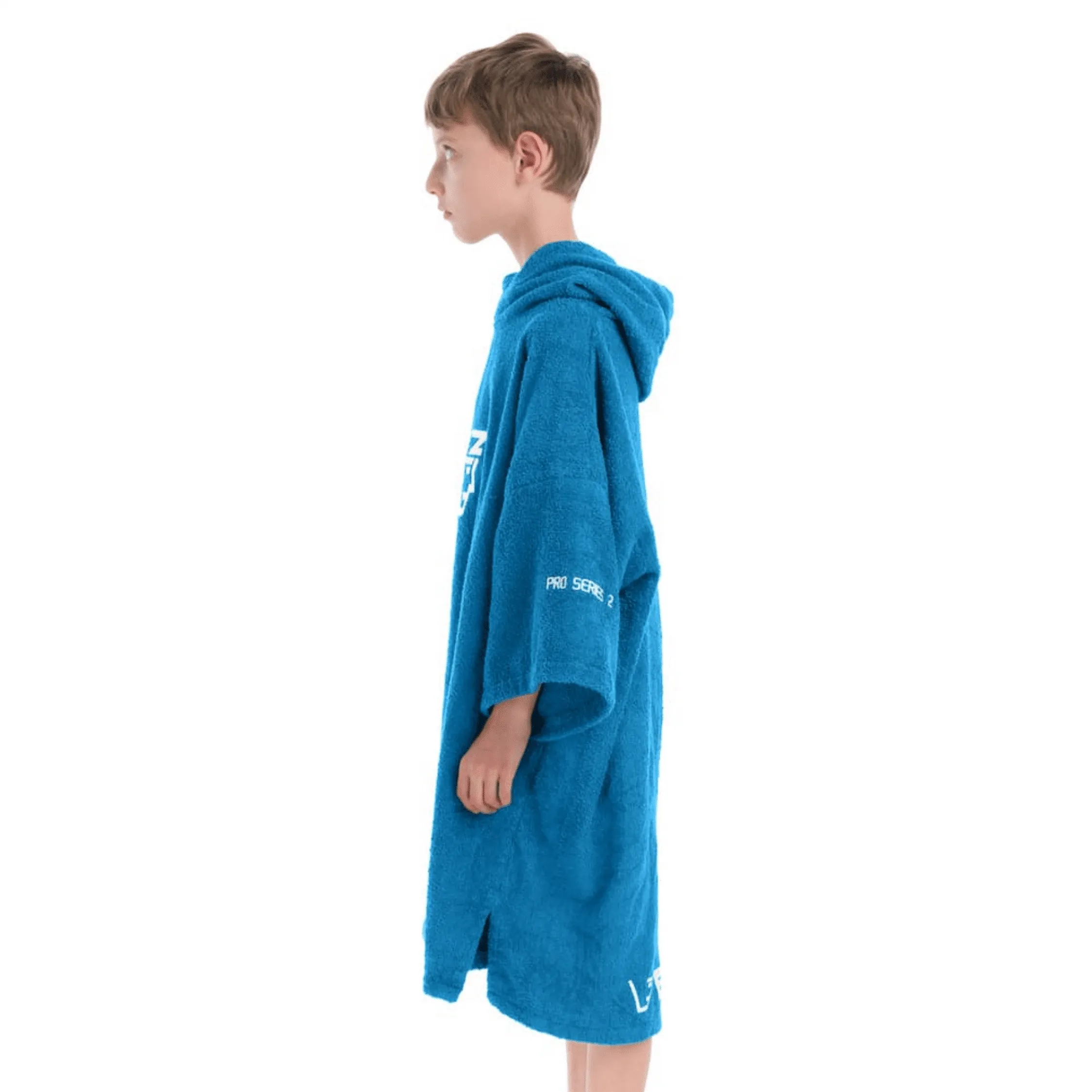 Buz Junior Unisex Hooded Changing Robe - Sea Teal