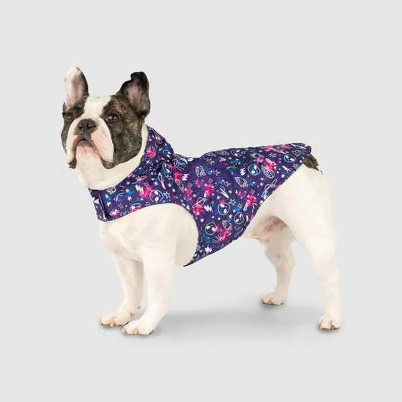 Canada Pooch Pick Me Rain Poncho Glow in the Dark