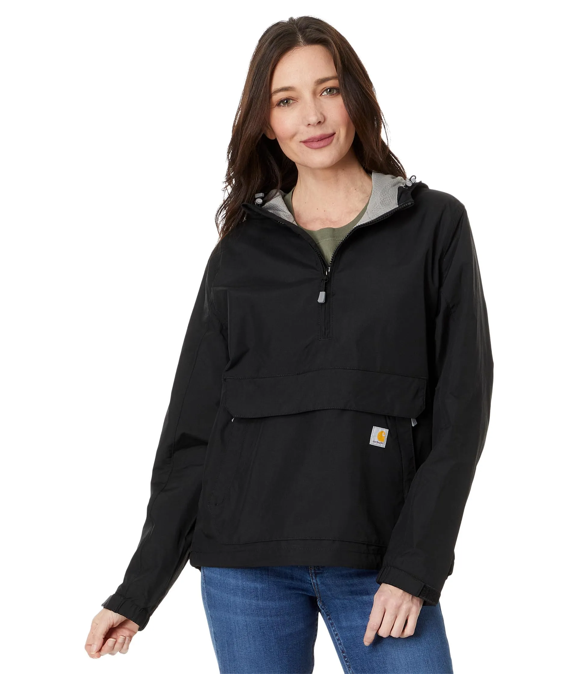 Carhartt 105861 Women's Rain Defender Loose Fit Lightweight Packable Anorak