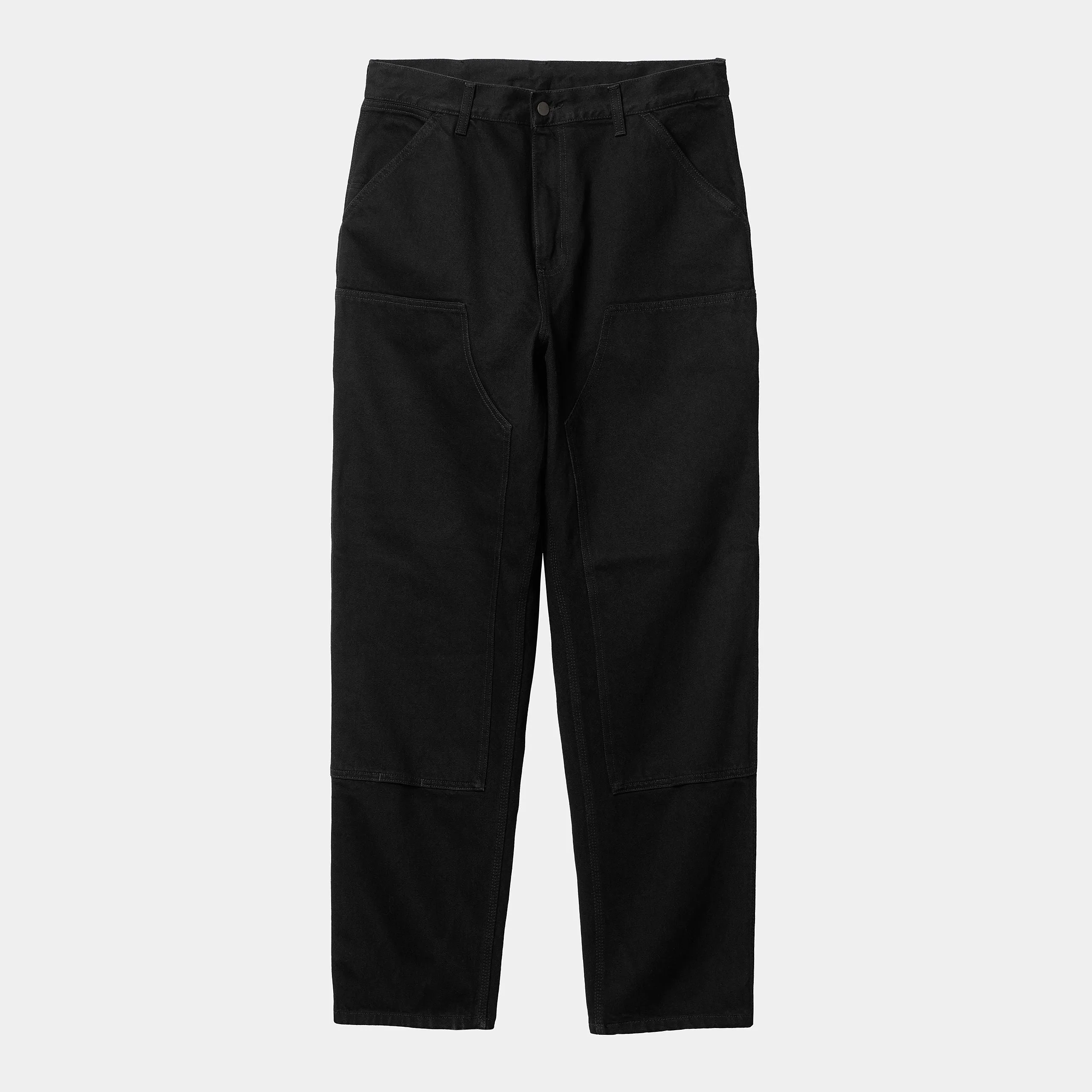 Carhartt Double Knee Pant Black Rinsed Denim