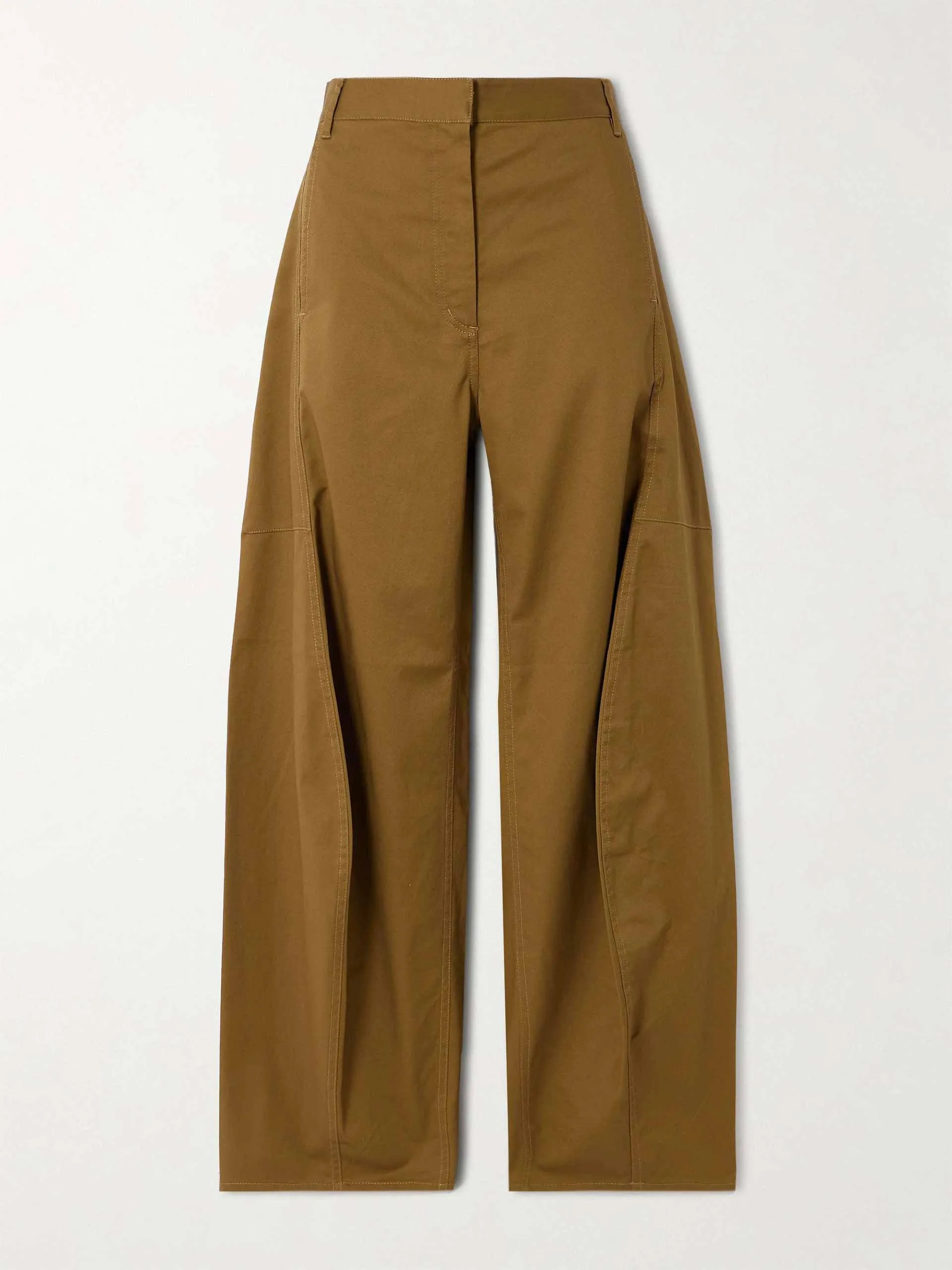 Chino Sid cotton-blend twill wide-leg pants