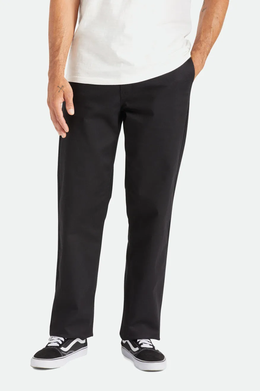 Choice Chino Relaxed Pant - Black