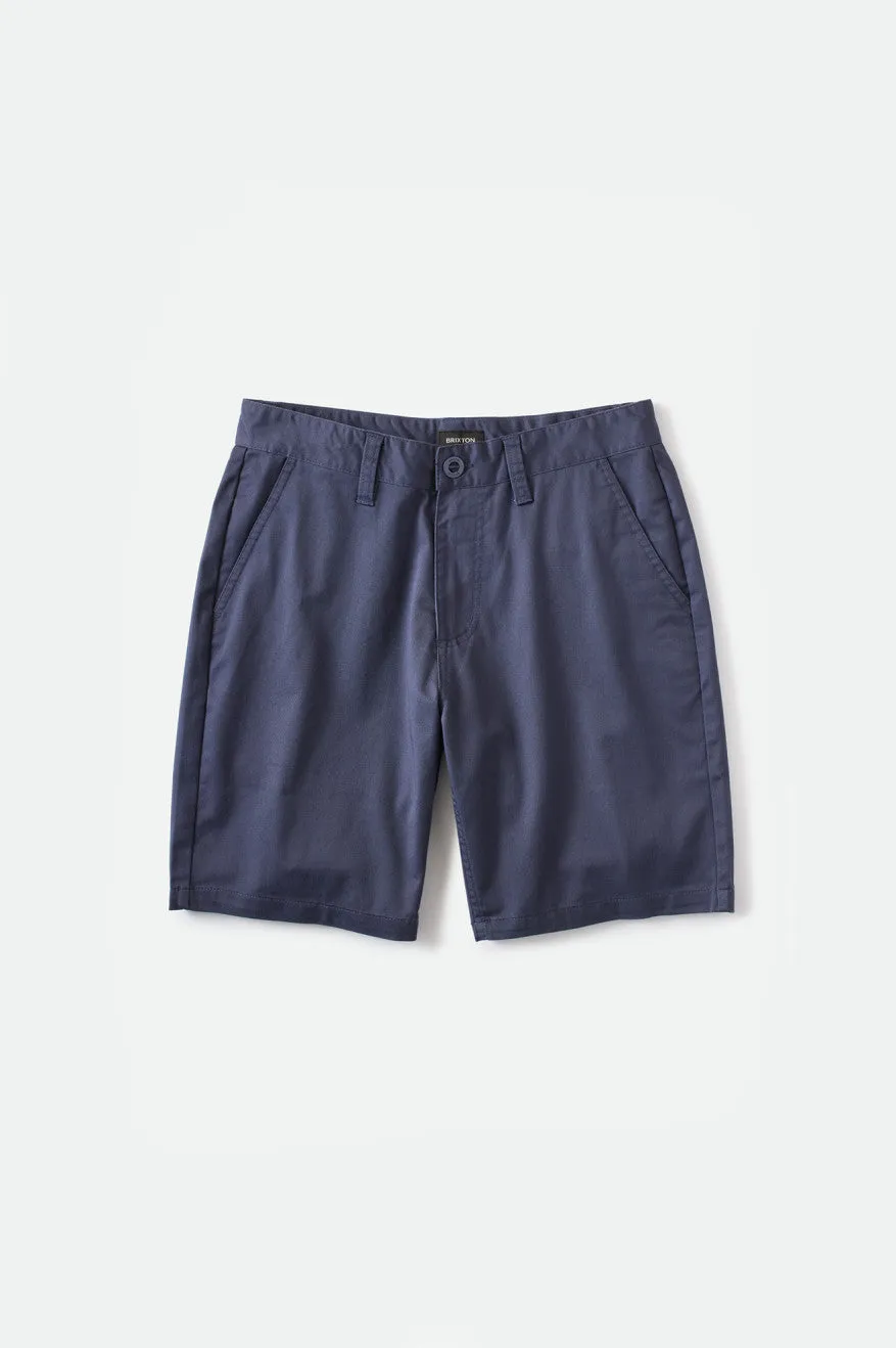 Choice Chino Short - Steel Blue