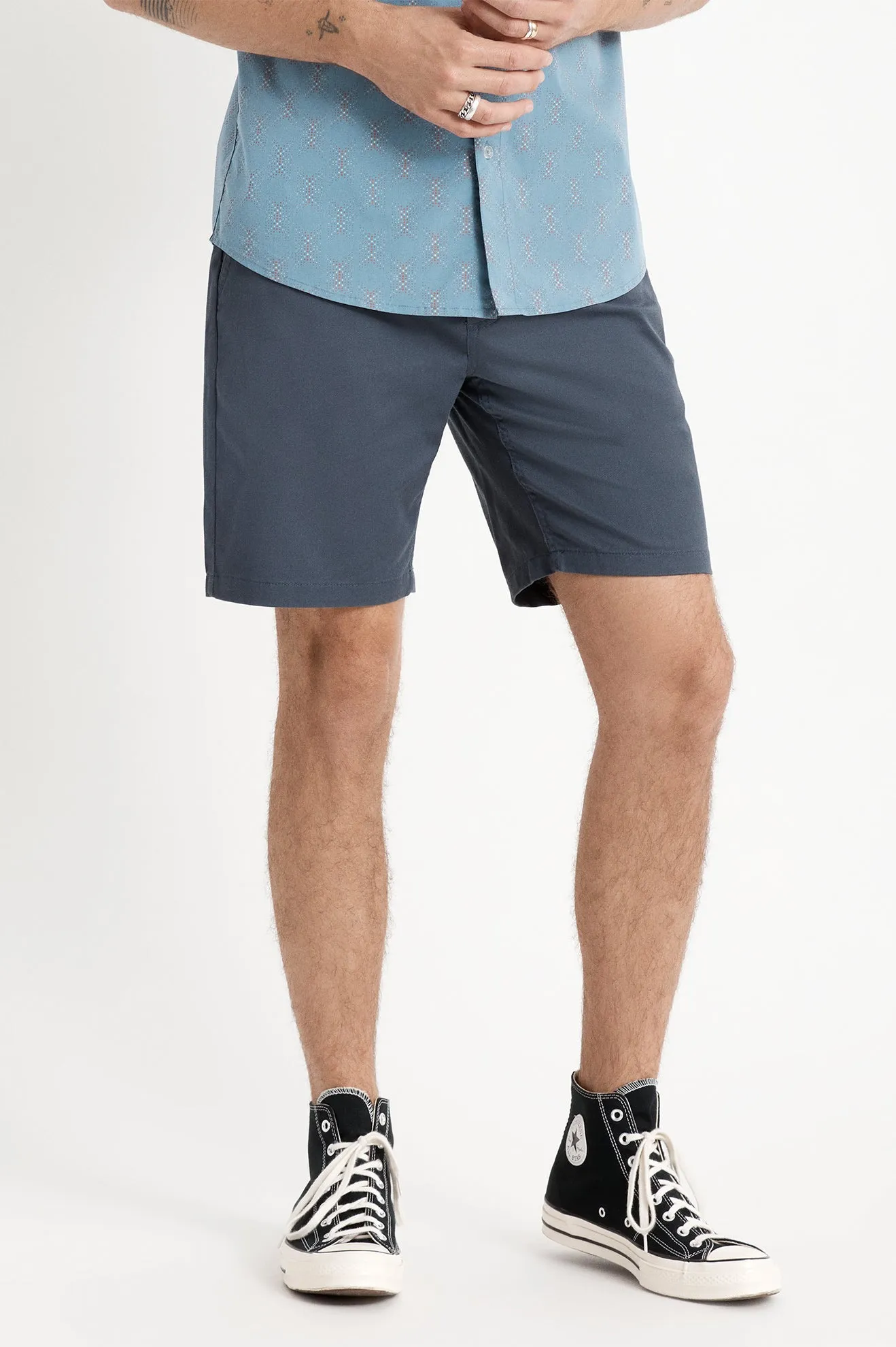 Choice Chino Short - Steel Blue