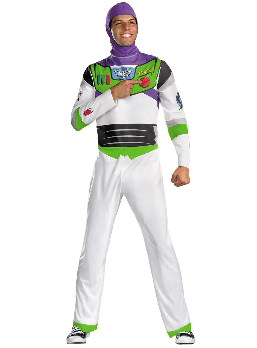 Classic Buzz Lightyear Plus Size Mens Toy Story Costume