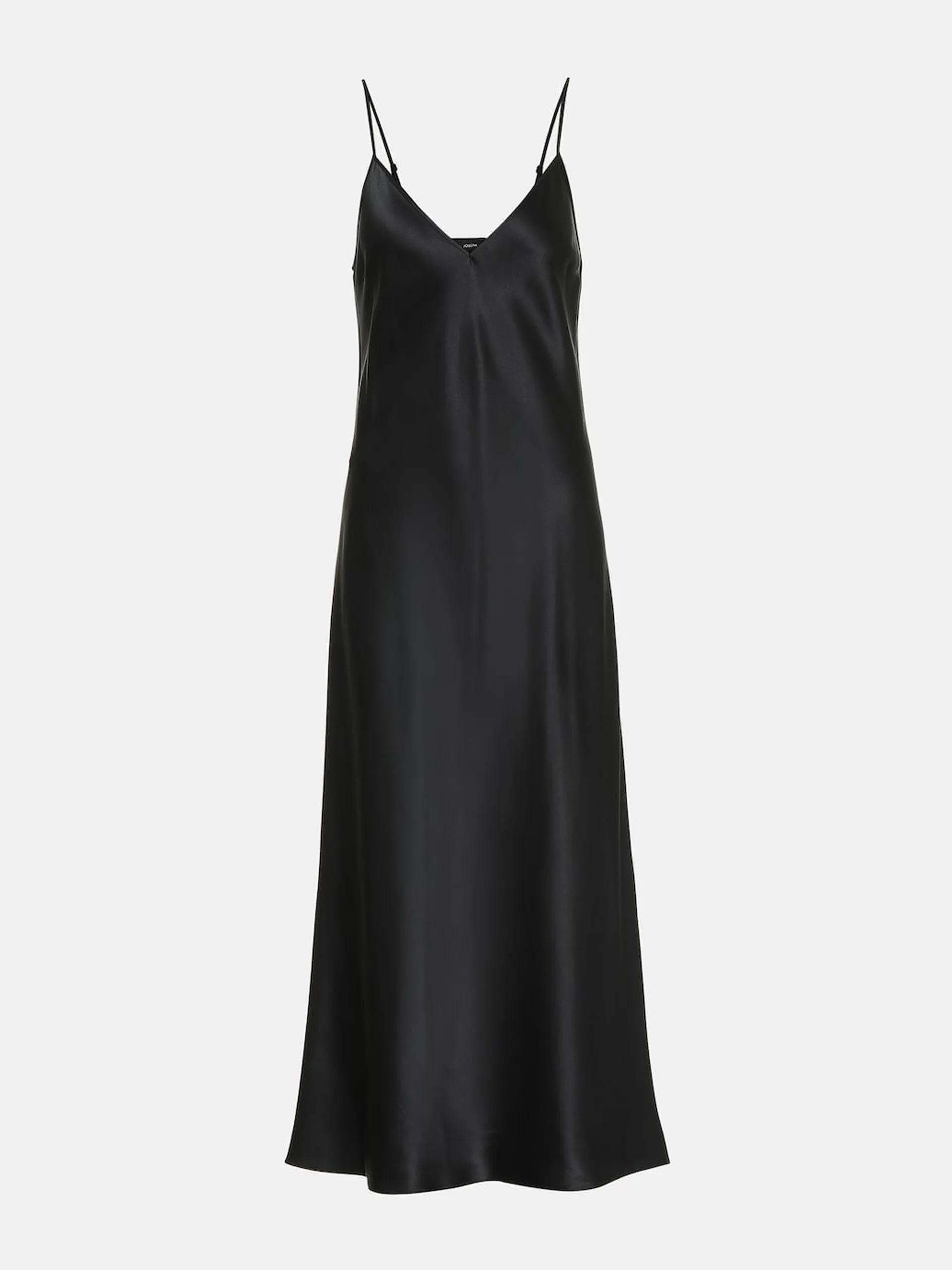 Clea silk satin slip dress