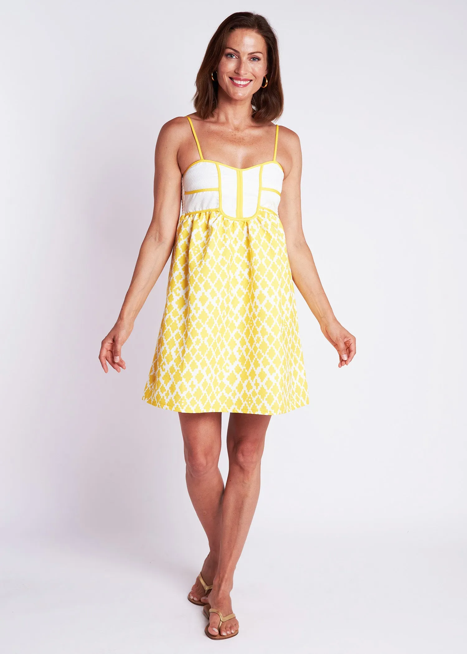 Clove Dress - Onyx Yellow