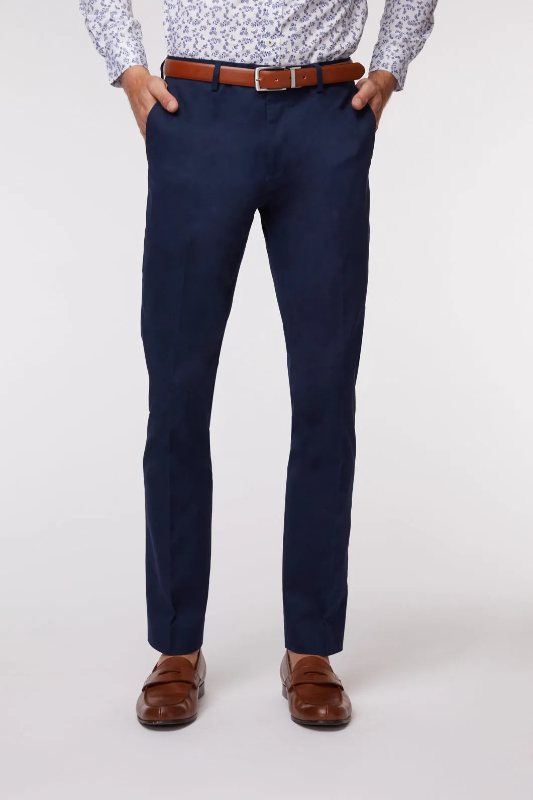 Cobalt Slim Dress Chino