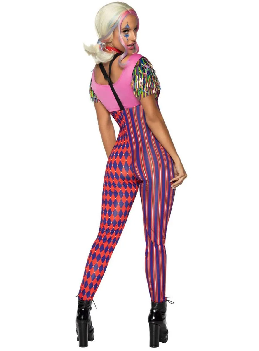 Comic Vixen Womens Harley Quinn Inspired Costume