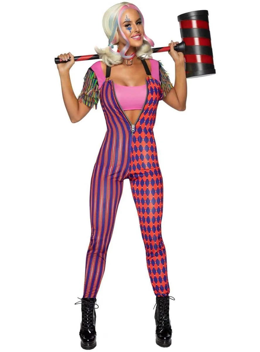 Comic Vixen Womens Harley Quinn Inspired Costume